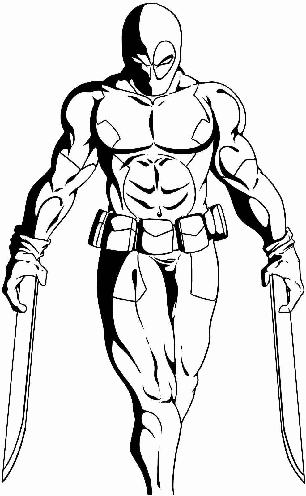 Deadpool Ausmalbilder 595