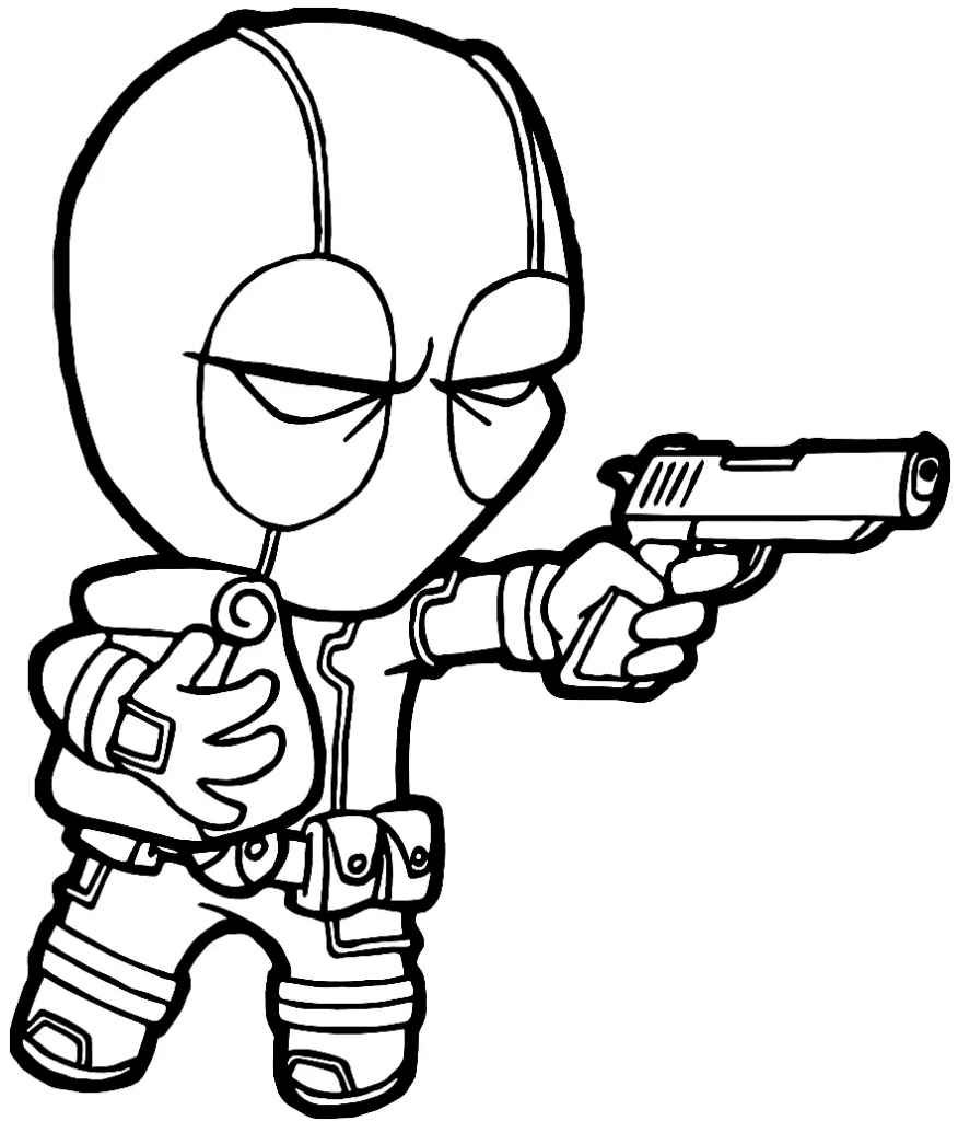 Deadpool Ausmalbilder 596