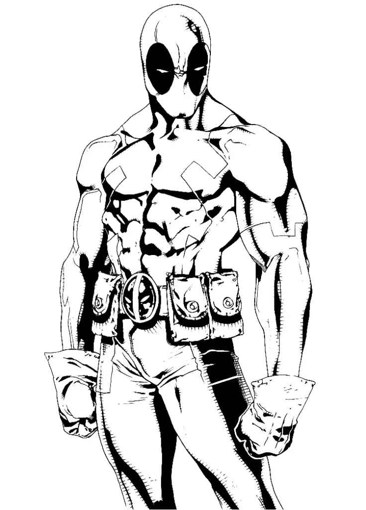 Deadpool Ausmalbilder 721