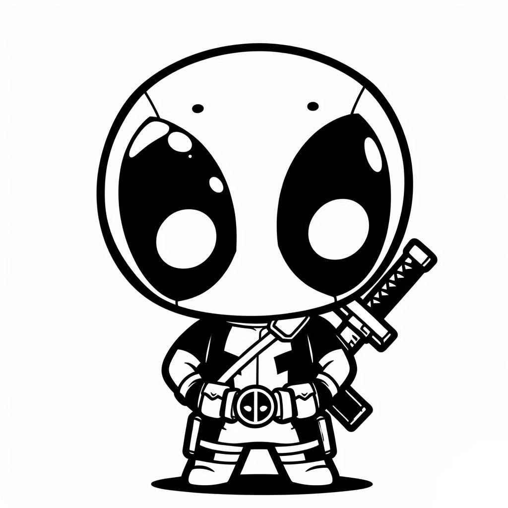 Deadpool Ausmalbilder 759