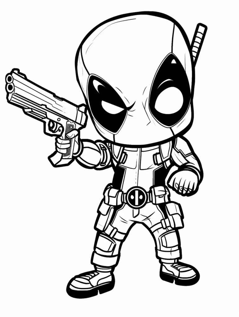 Deadpool Ausmalbilder 809