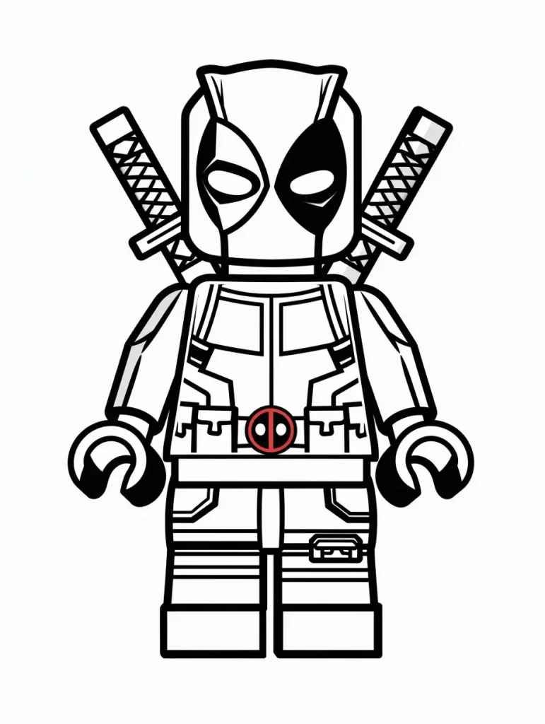 Deadpool Ausmalbilder 847