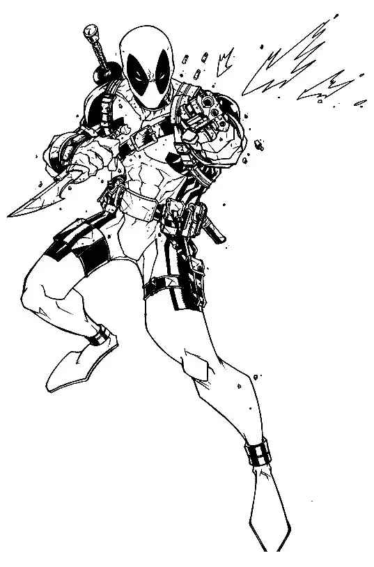 Deadpool Ausmalbilder 880