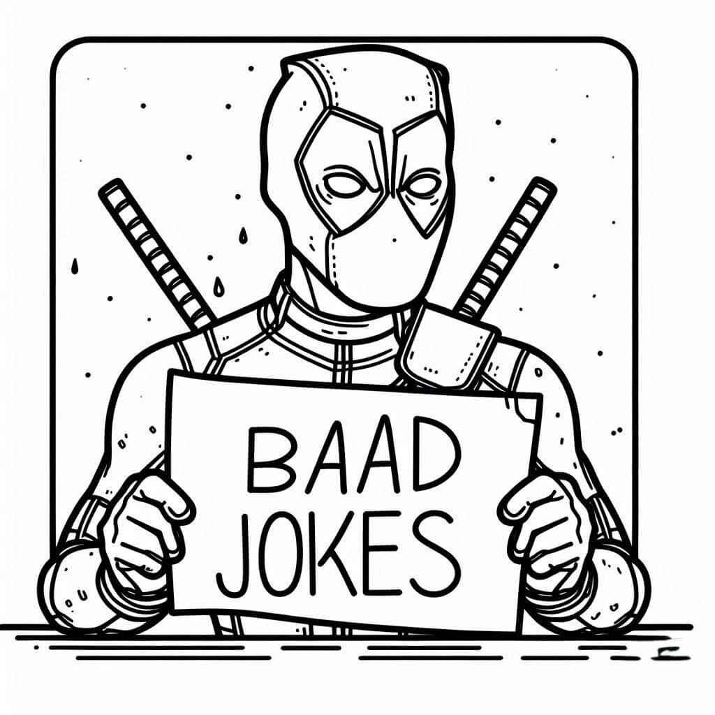 Deadpool Ausmalbilder 905