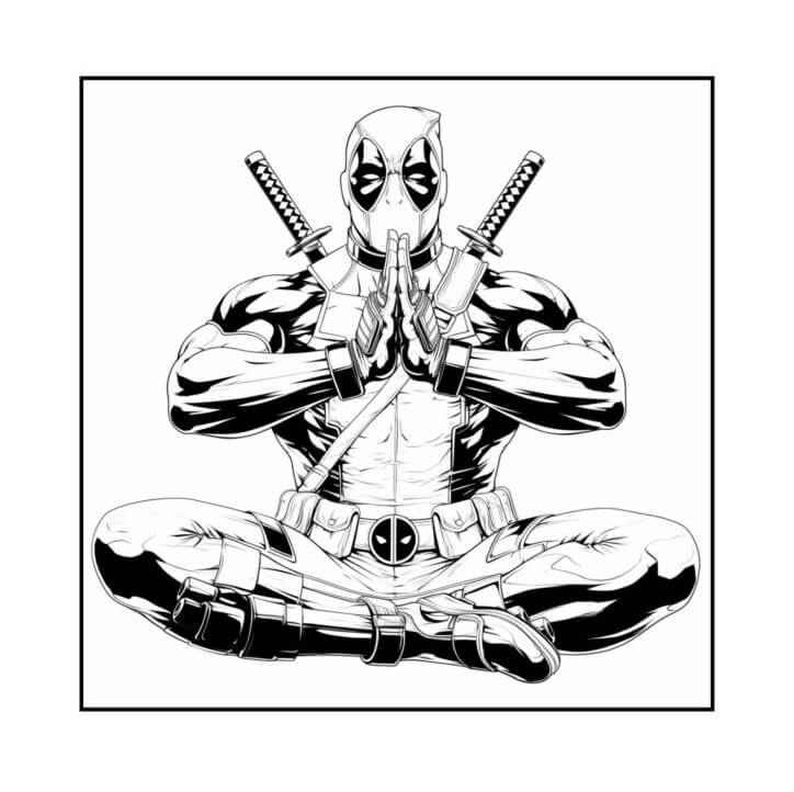 Deadpool Ausmalbilder 927