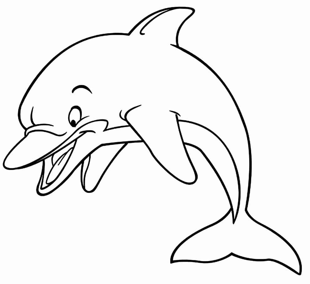 Delfine Ausmalbilder 004