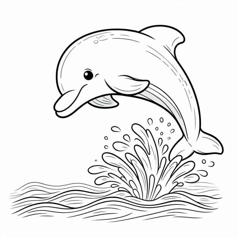Delfine Ausmalbilder 338