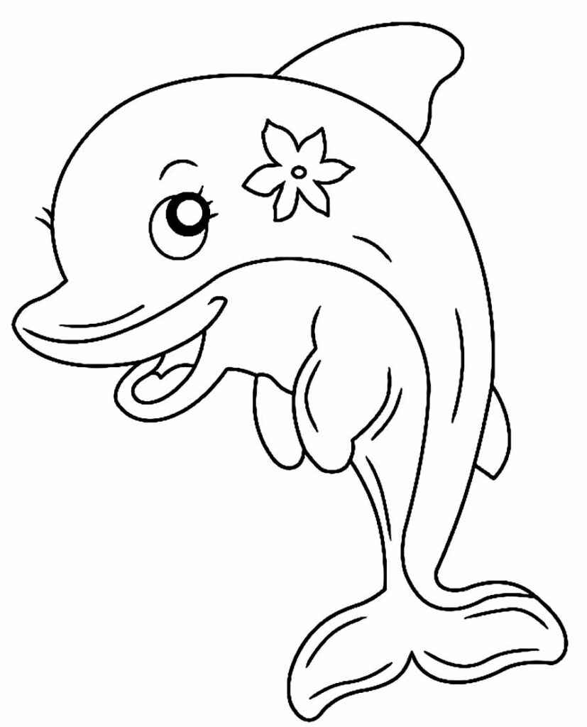 Delfine Ausmalbilder 445