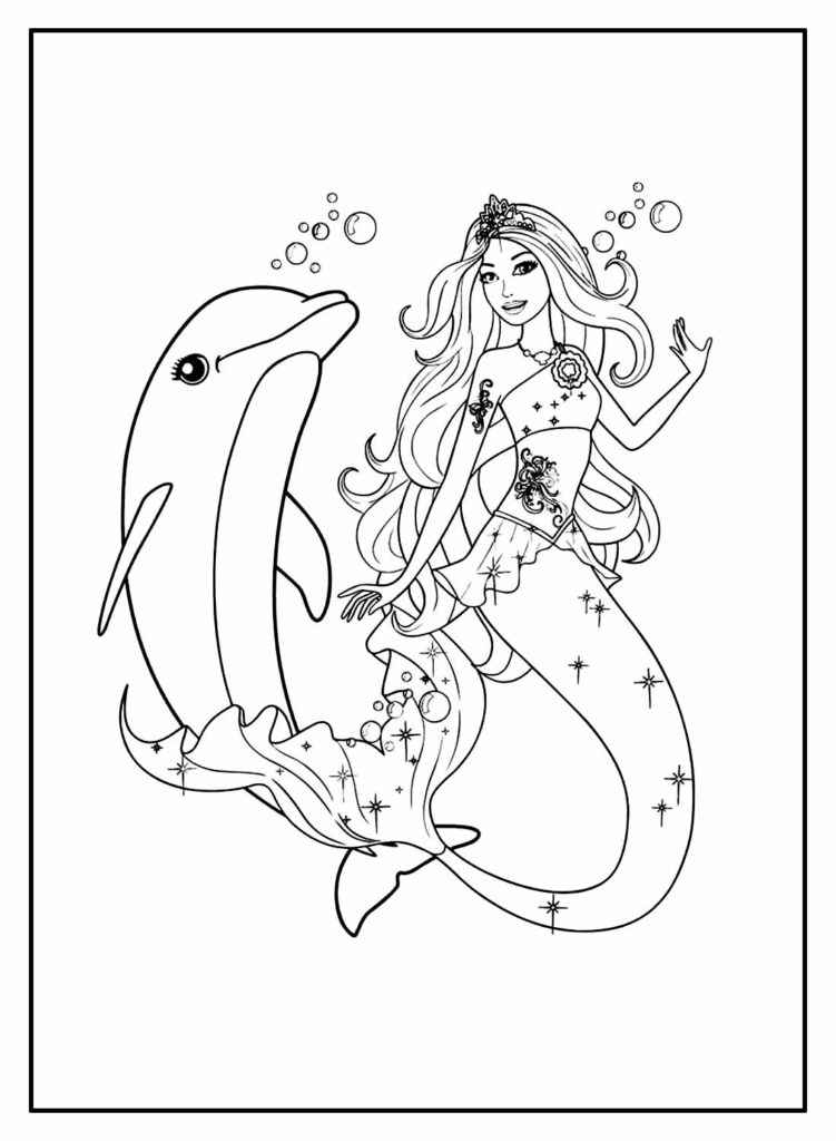Delfine Ausmalbilder 741