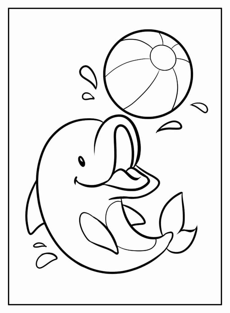 Delfine Ausmalbilder 761