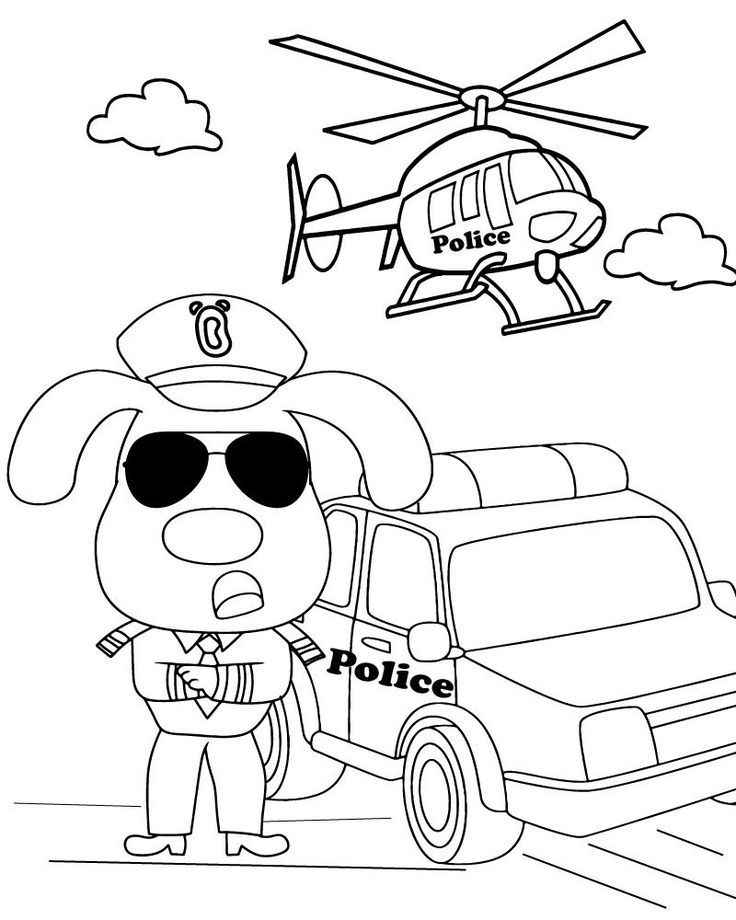 Detektiv Labrador Ausmalbilder 862