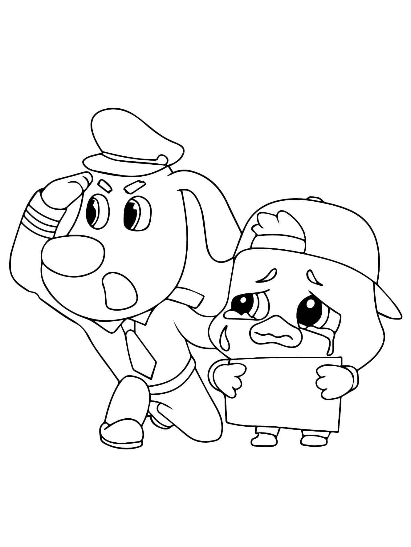 Detektiv Labrador Ausmalbilder 867