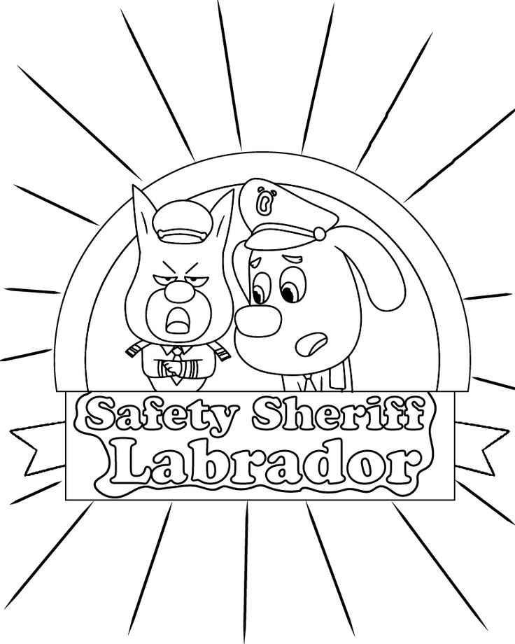 Detektiv Labrador Ausmalbilder 980