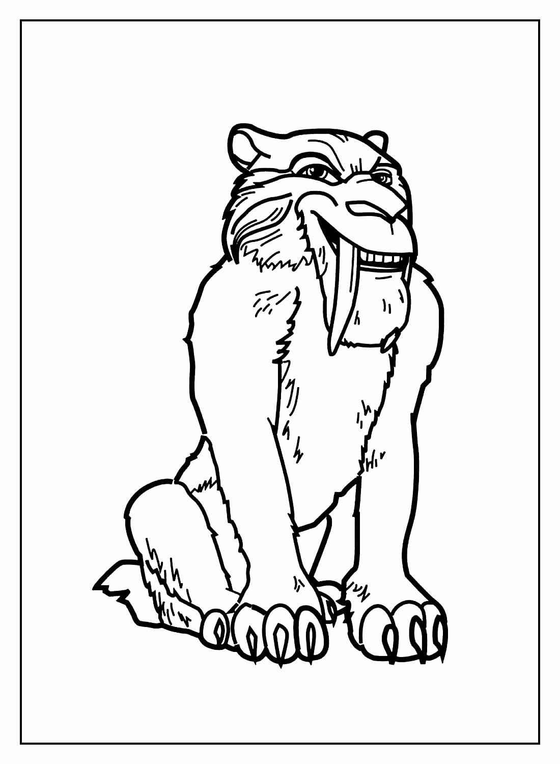 Die Eiszeit Ausmalbilder 080