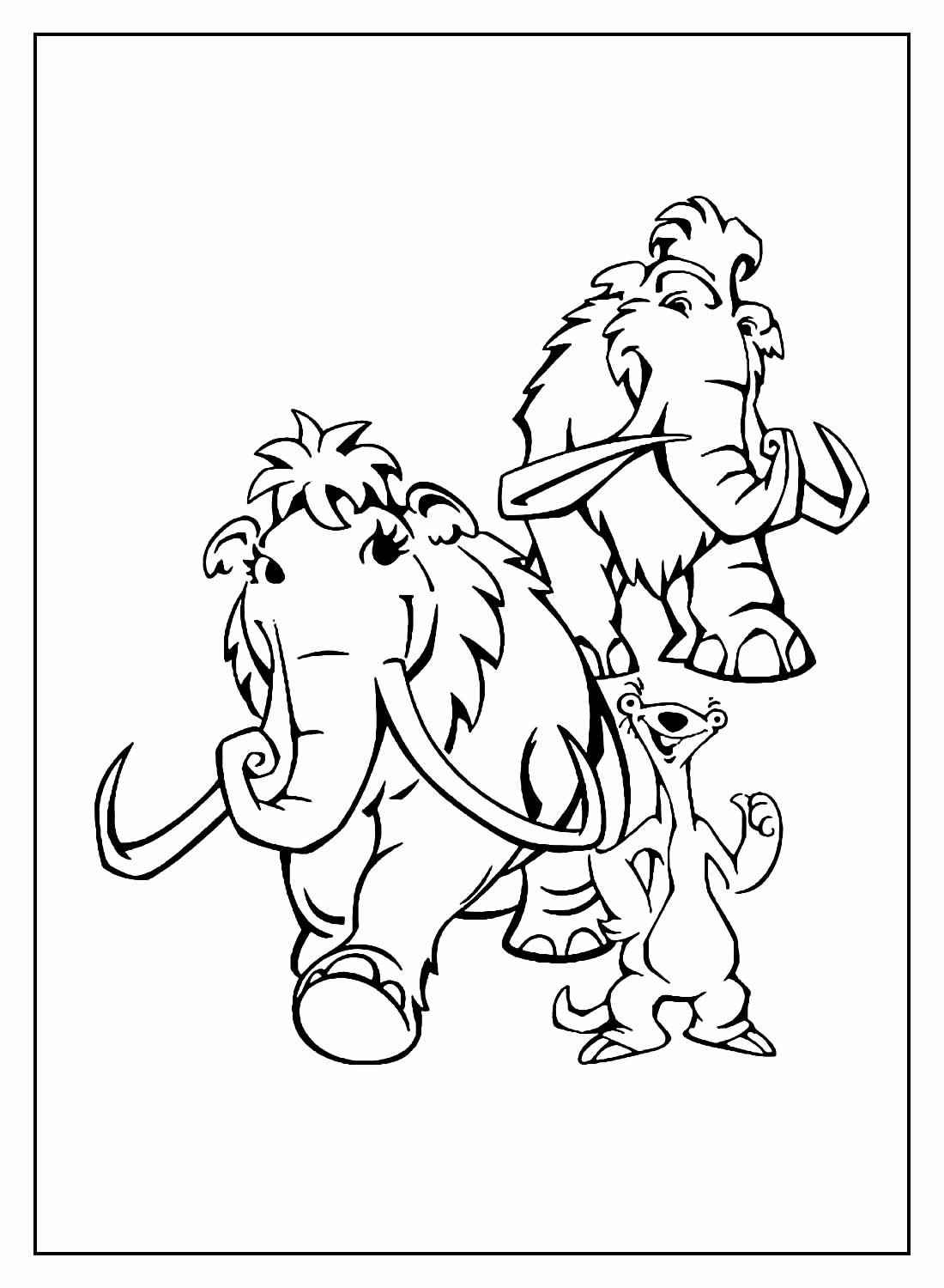 Die Eiszeit Ausmalbilder 431