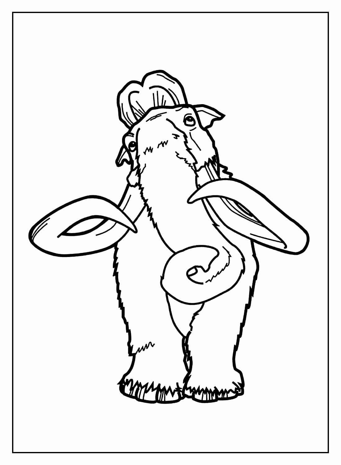 Die Eiszeit Ausmalbilder 768