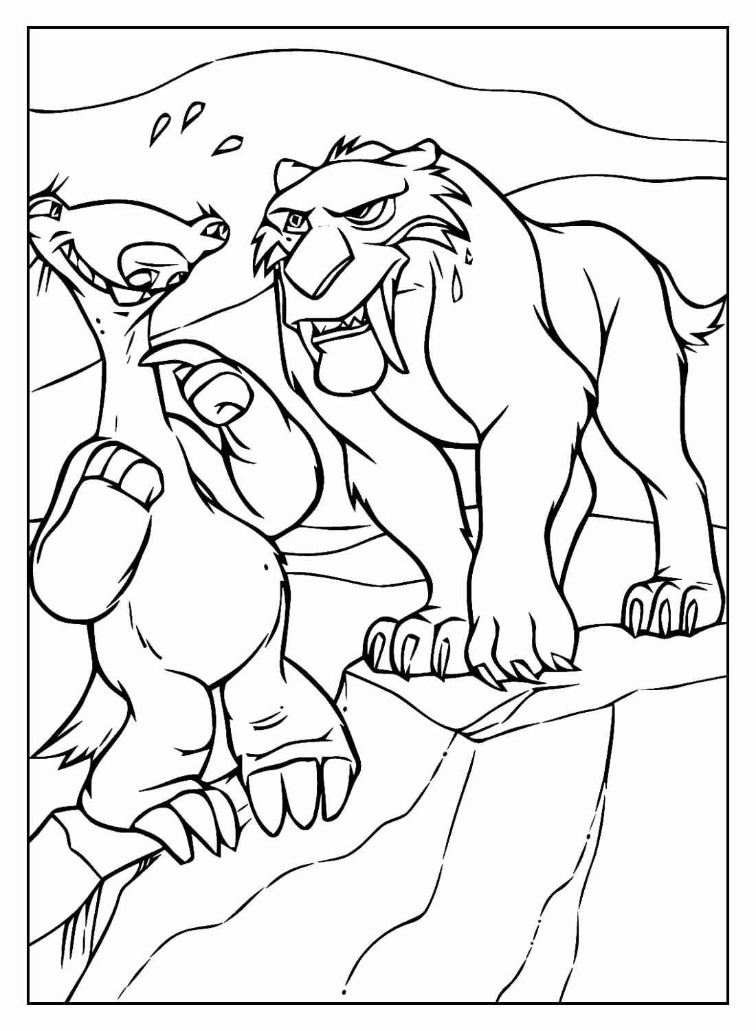 Die Eiszeit Ausmalbilder 770