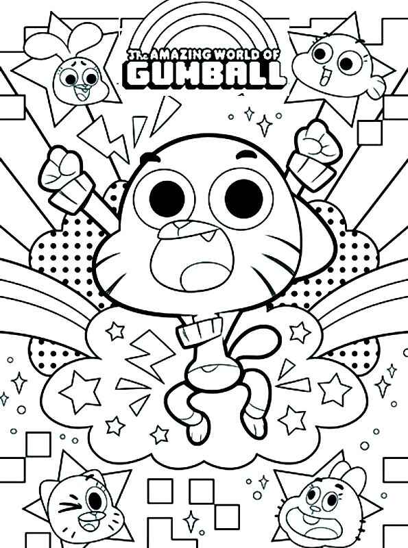Die fantastische Welt von Gumball Ausmalbilder 028