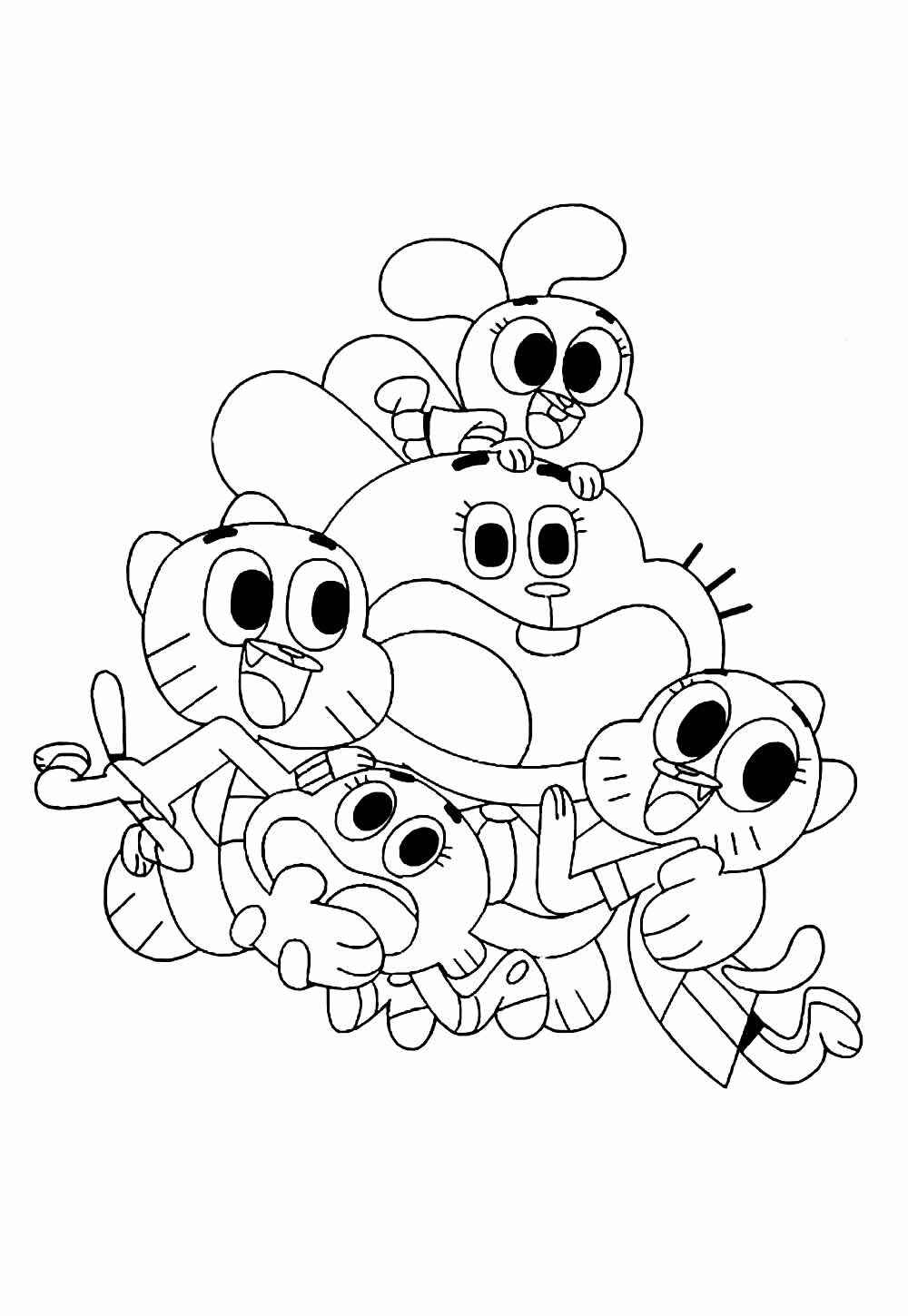 Die fantastische Welt von Gumball Ausmalbilder 110