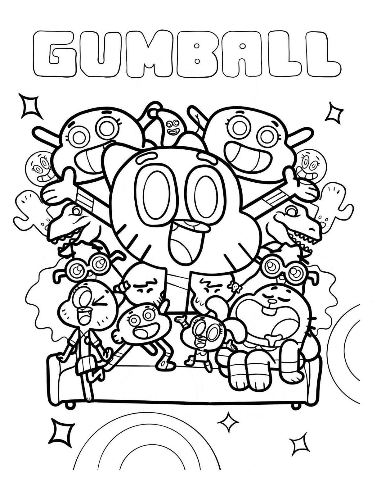 Die fantastische Welt von Gumball Ausmalbilder 403