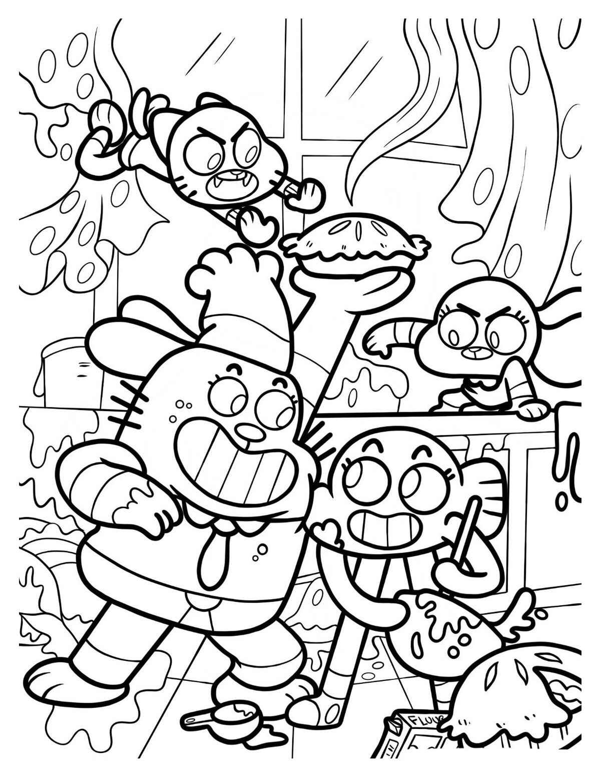 Die fantastische Welt von Gumball Ausmalbilder 590