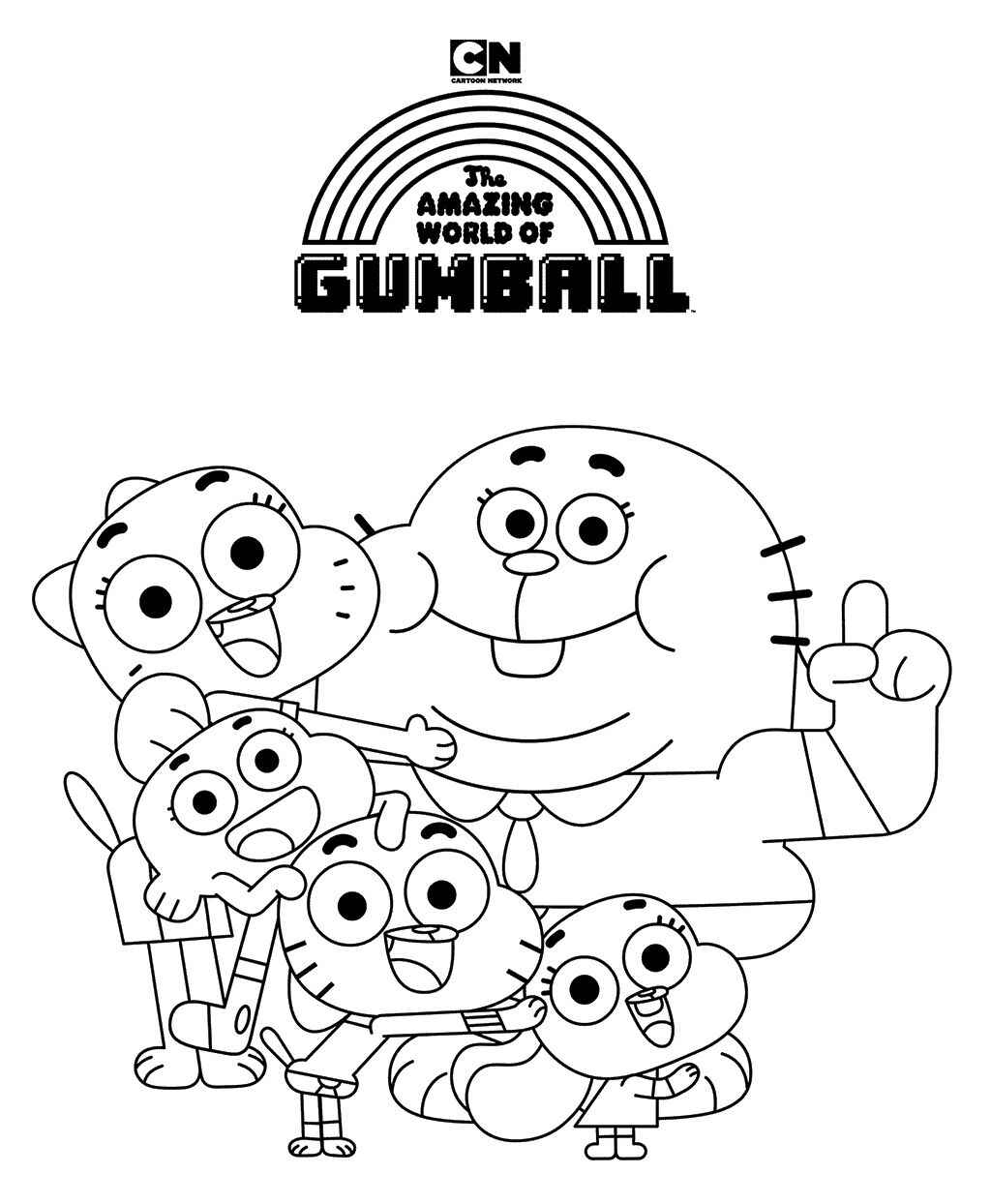 Die fantastische Welt von Gumball Ausmalbilder 945