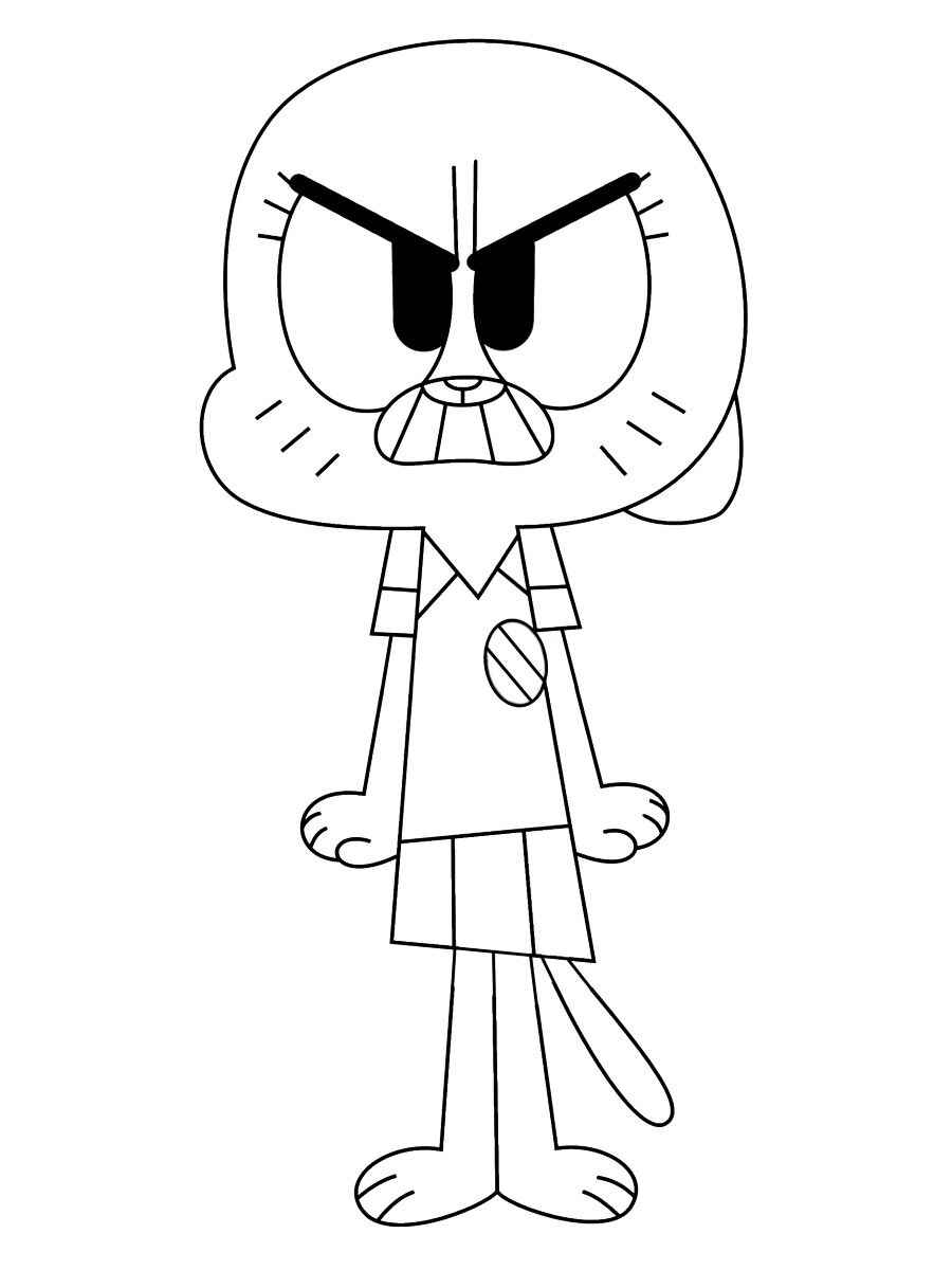 Die fantastische Welt von Gumball Ausmalbilder 999
