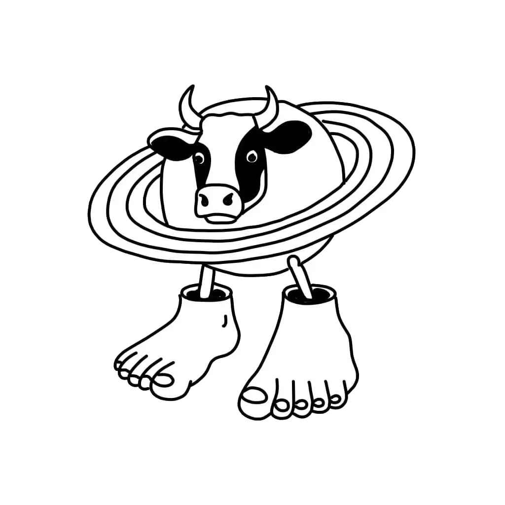 Die Kuh Saturn Saturnita