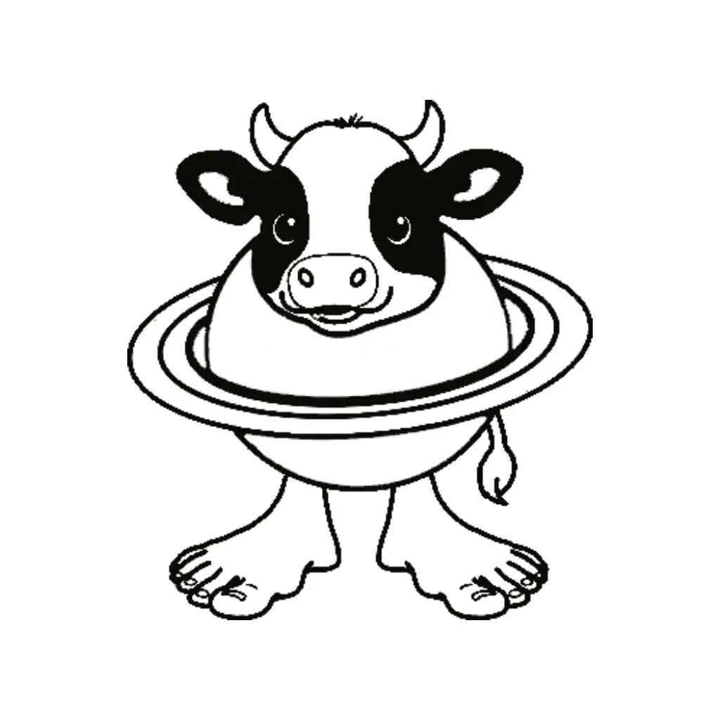 Die Kuh Saturn Saturnita Ausmalbilder 187