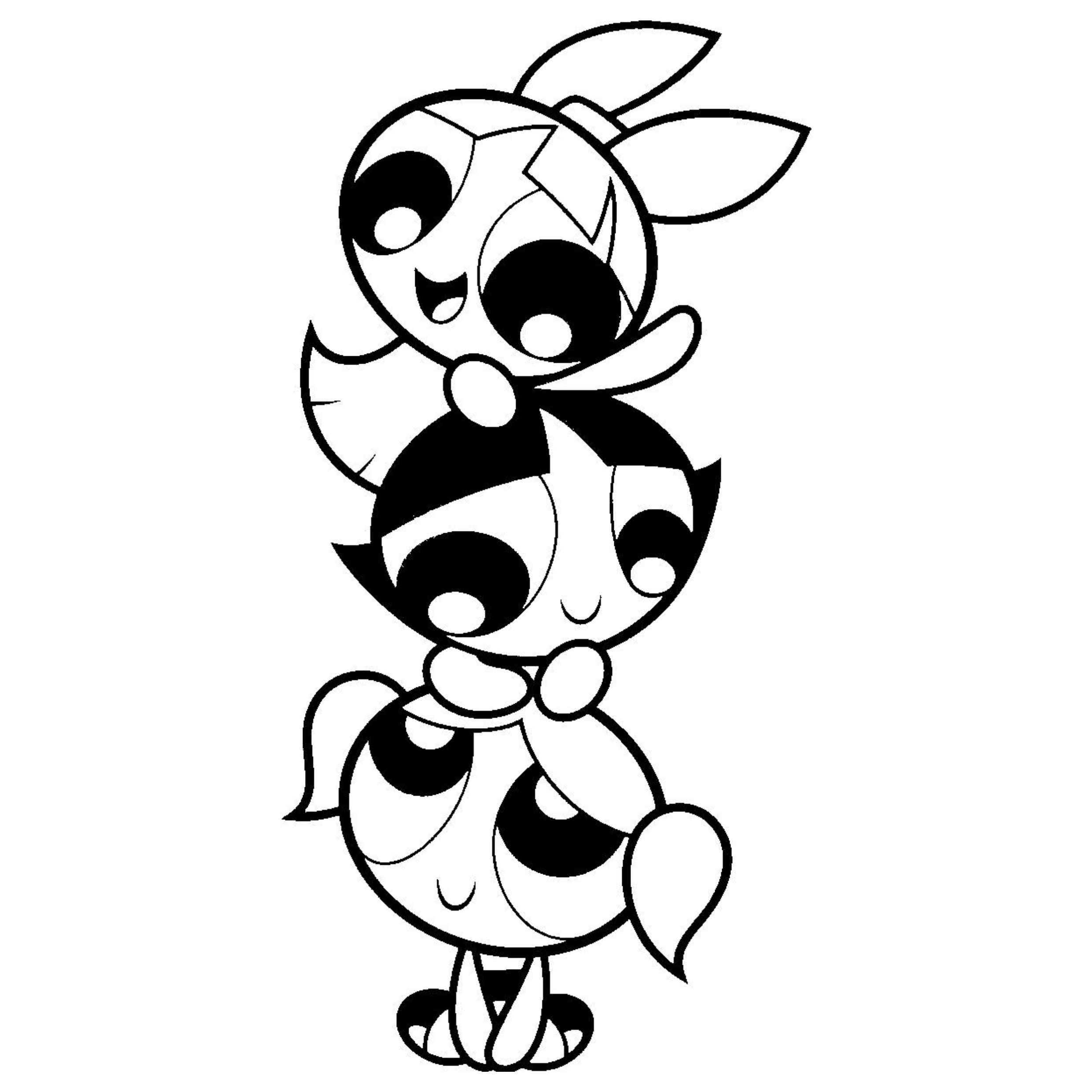 Die Powerpuff Girls Ausmalbilder 005