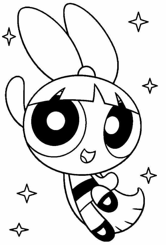 Die Powerpuff Girls Ausmalbilder 042