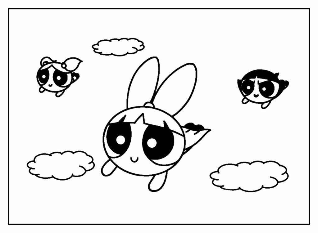 Die Powerpuff Girls Ausmalbilder 105