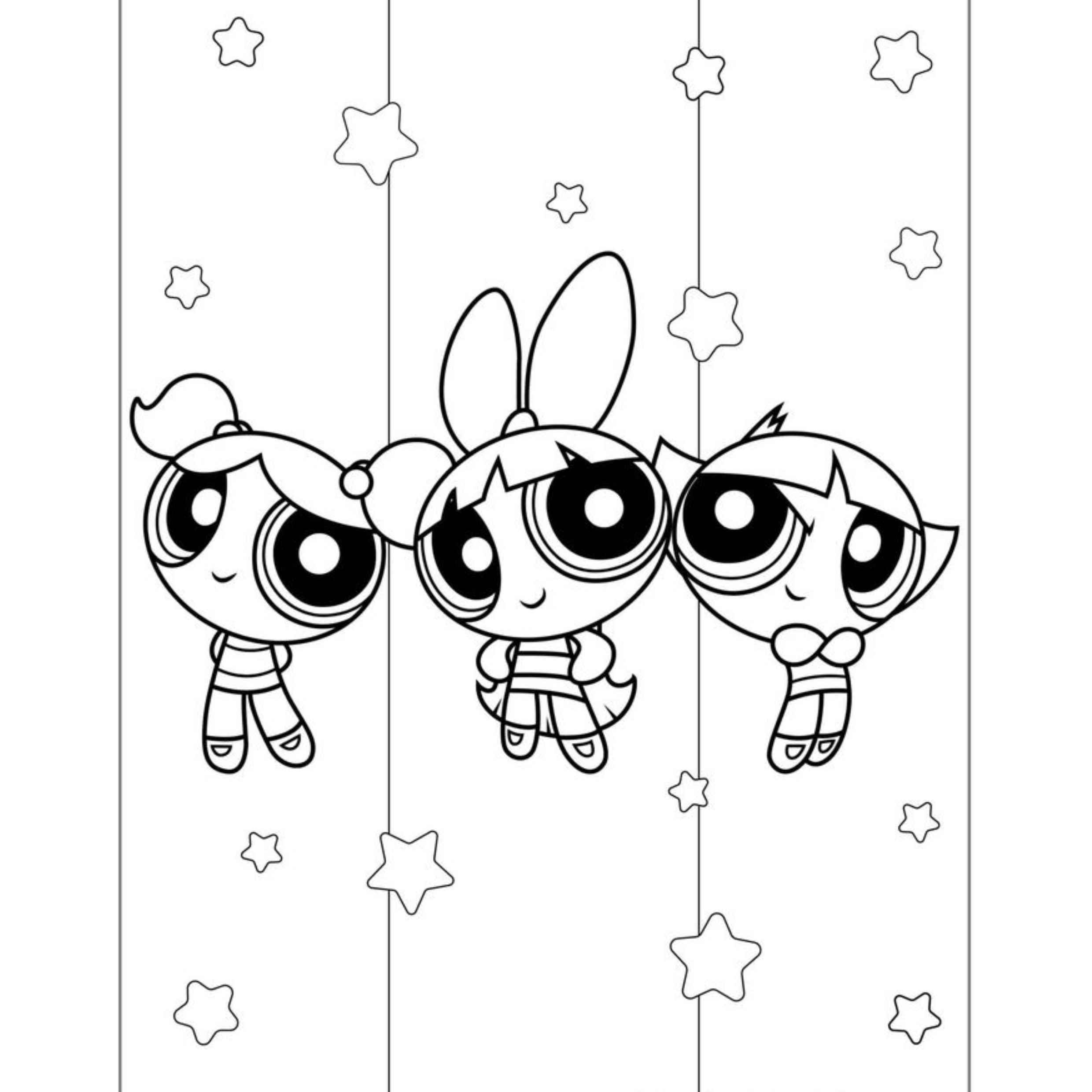 Die Powerpuff Girls Ausmalbilder 108