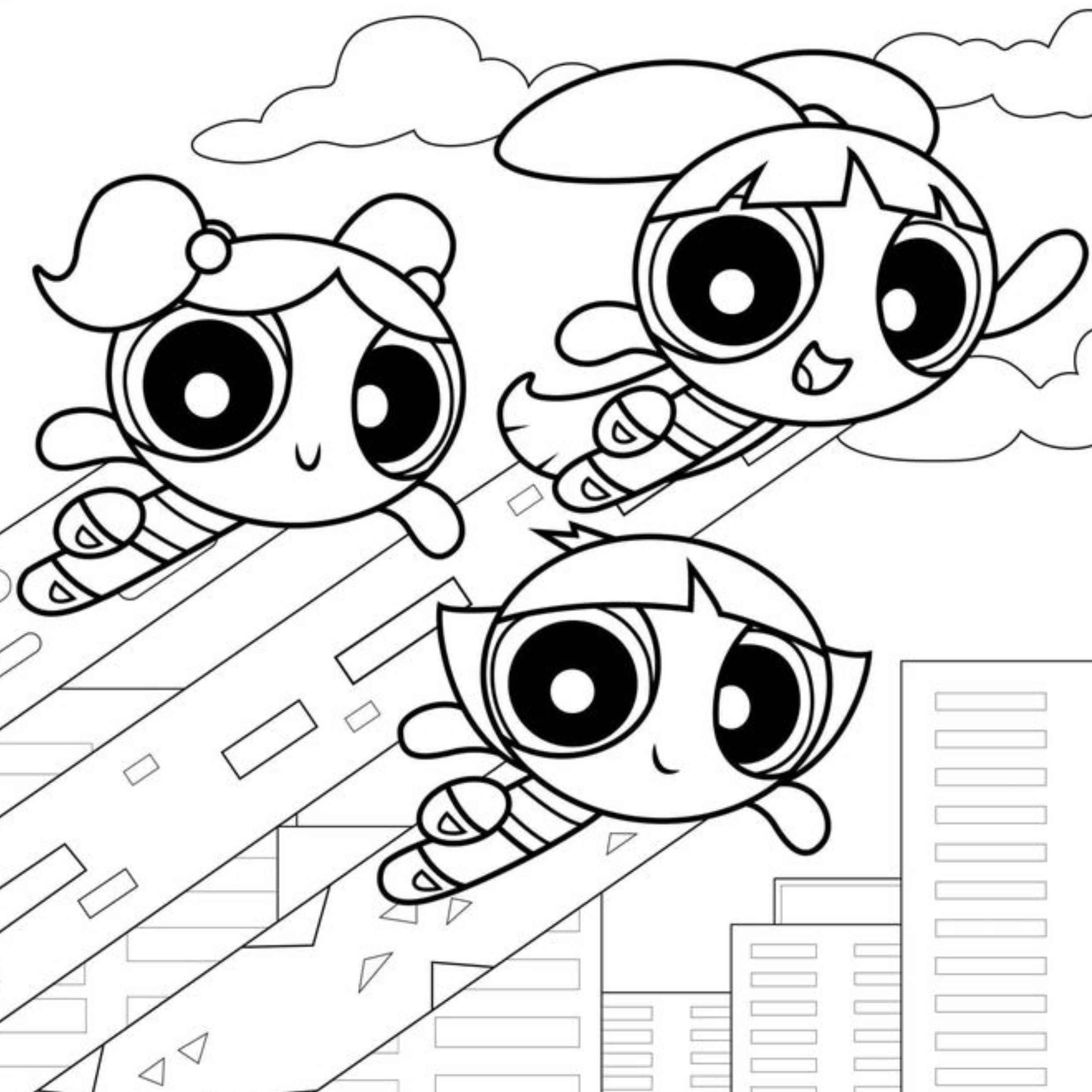 Die Powerpuff Girls Ausmalbilder 149