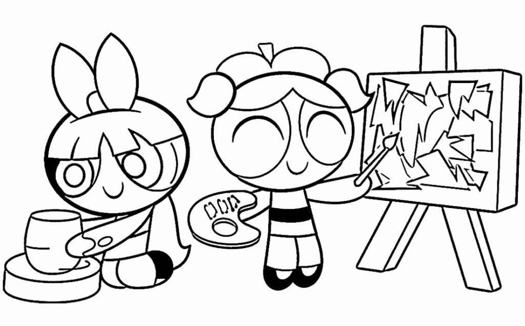 Die Powerpuff Girls Ausmalbilder 235