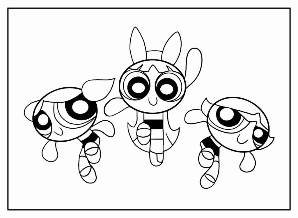 Die Powerpuff Girls Ausmalbilder 327