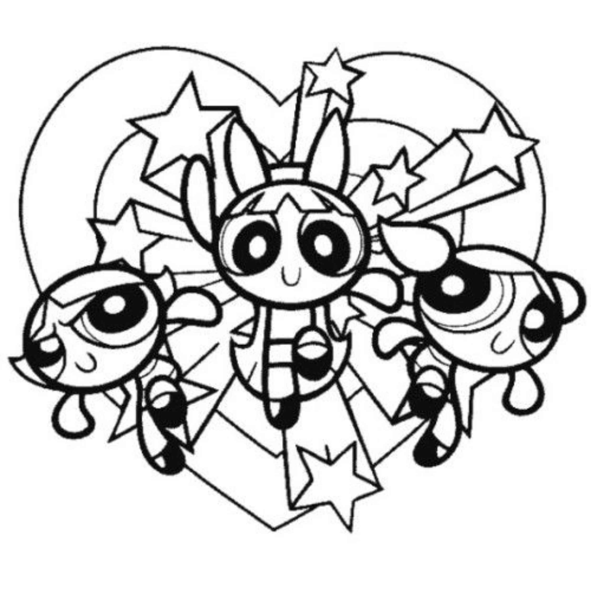 Die Powerpuff Girls Ausmalbilder 347