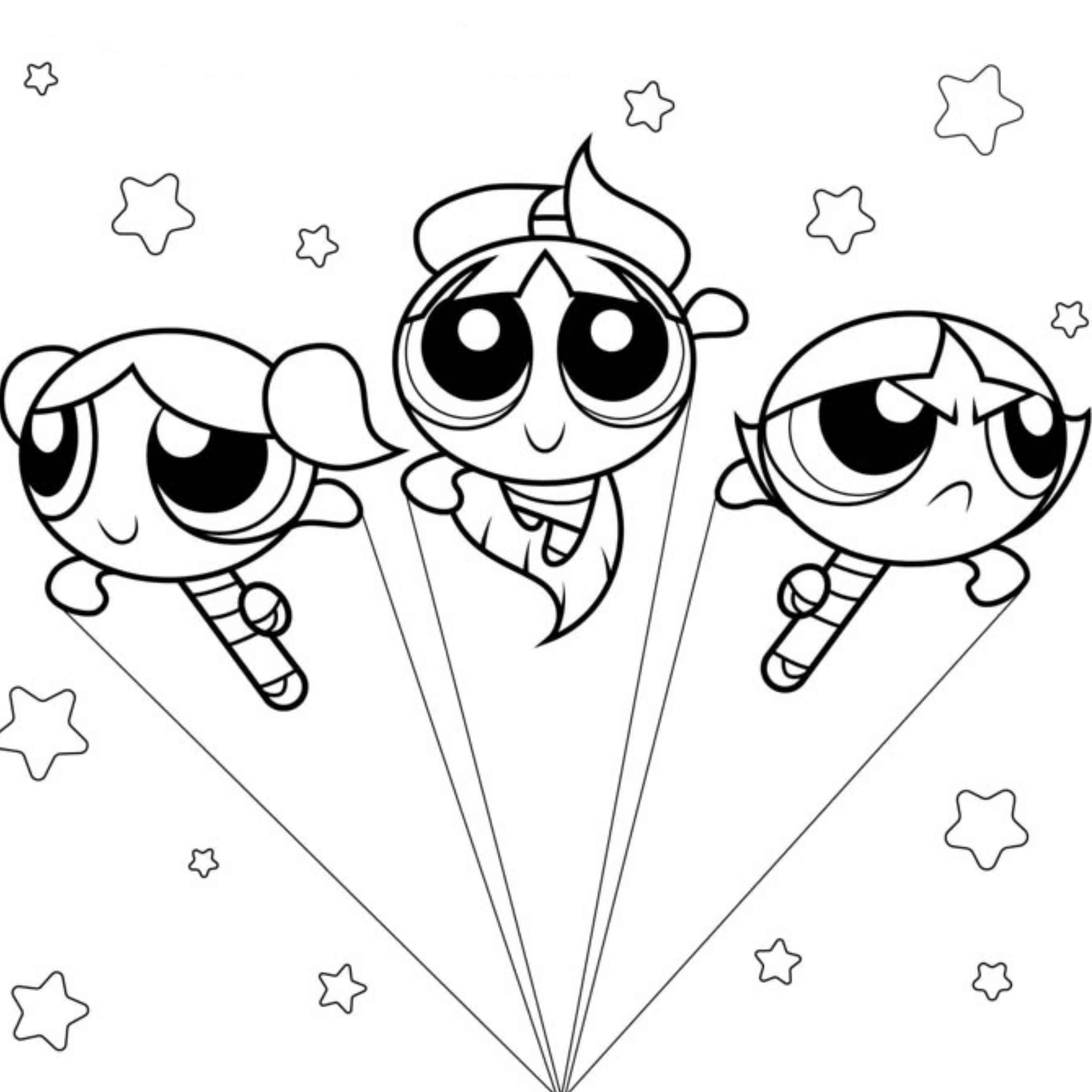 Die Powerpuff Girls Ausmalbilder 349