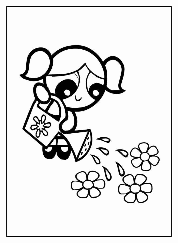 Die Powerpuff Girls Ausmalbilder 390