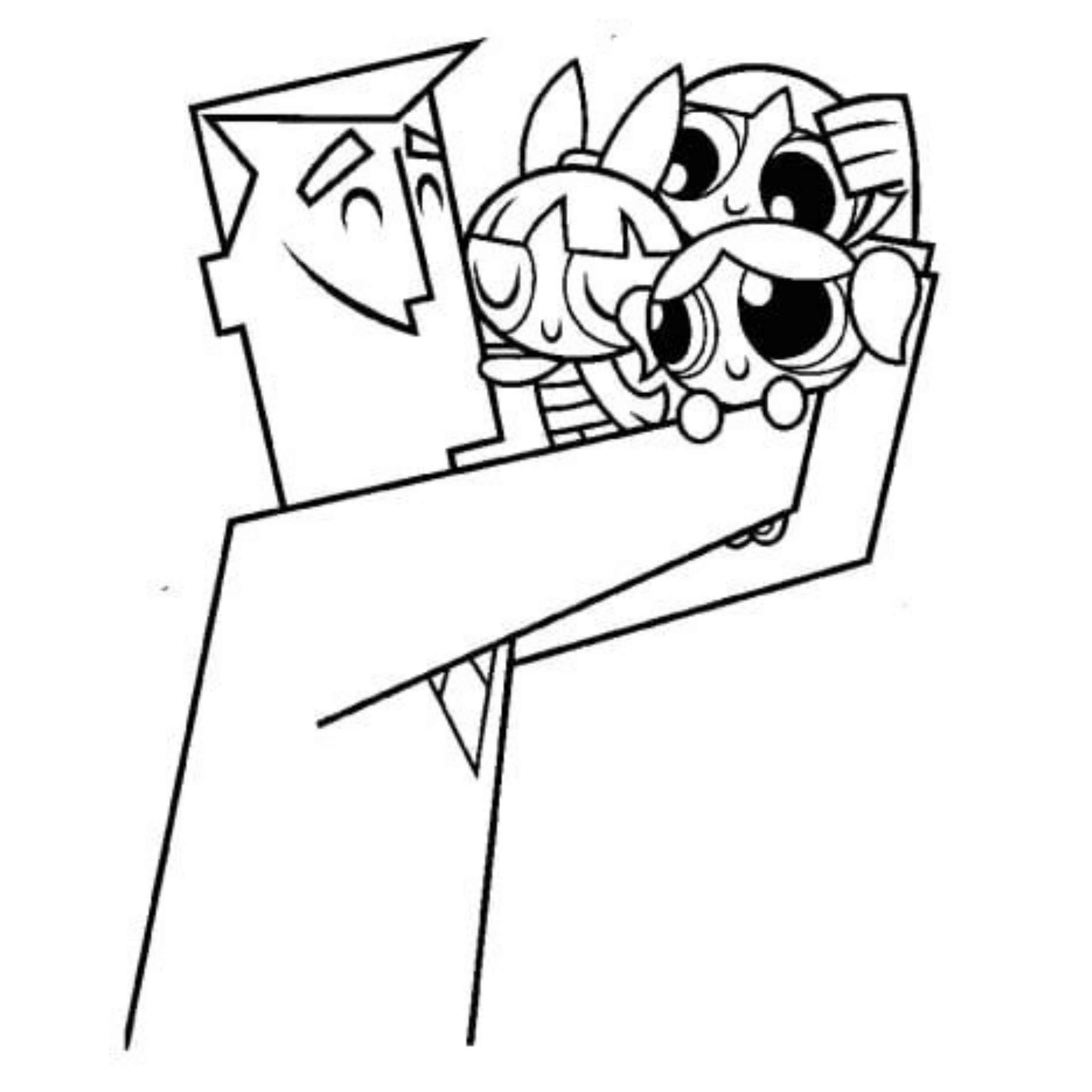 Die Powerpuff Girls Ausmalbilder 660