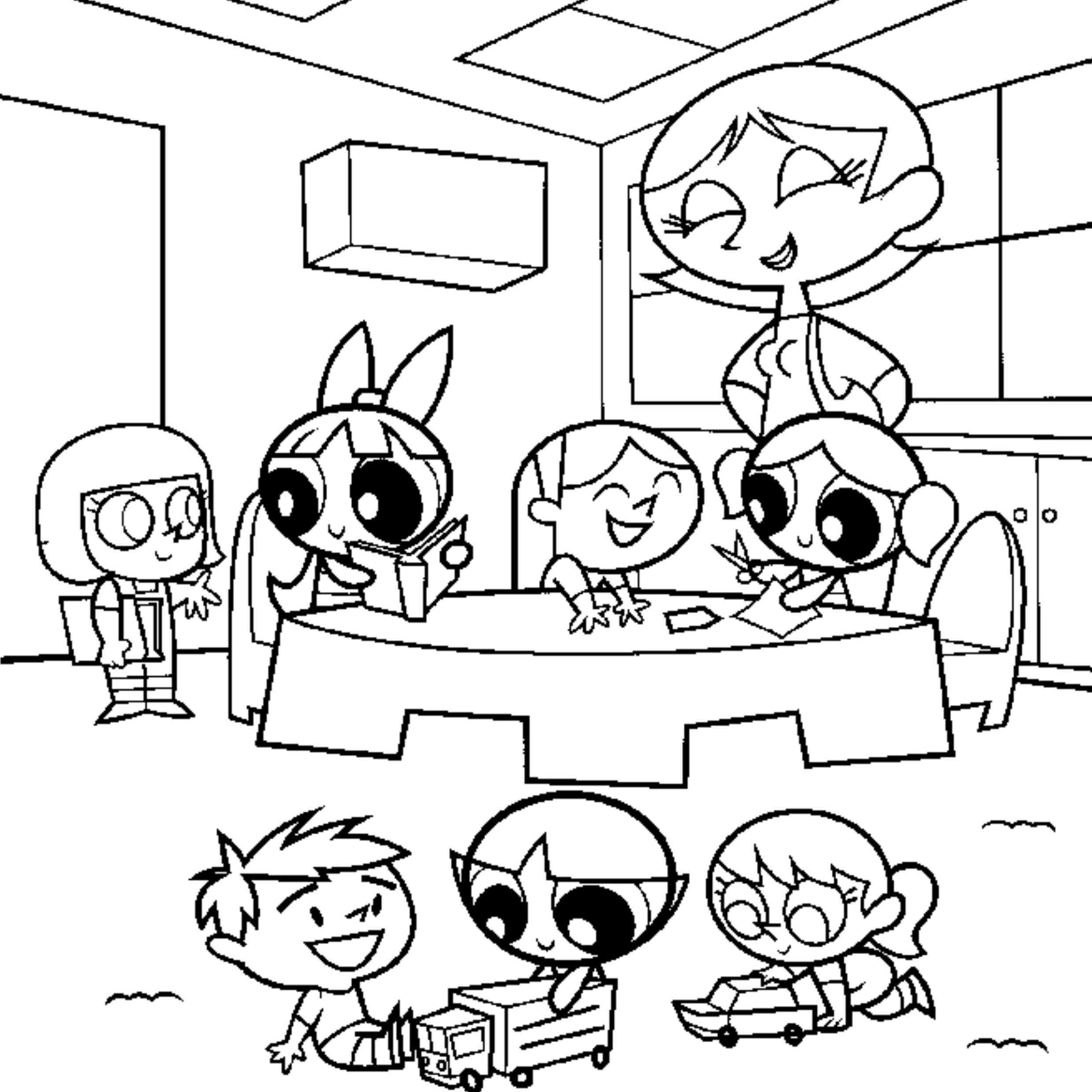 Die Powerpuff Girls Ausmalbilder 723