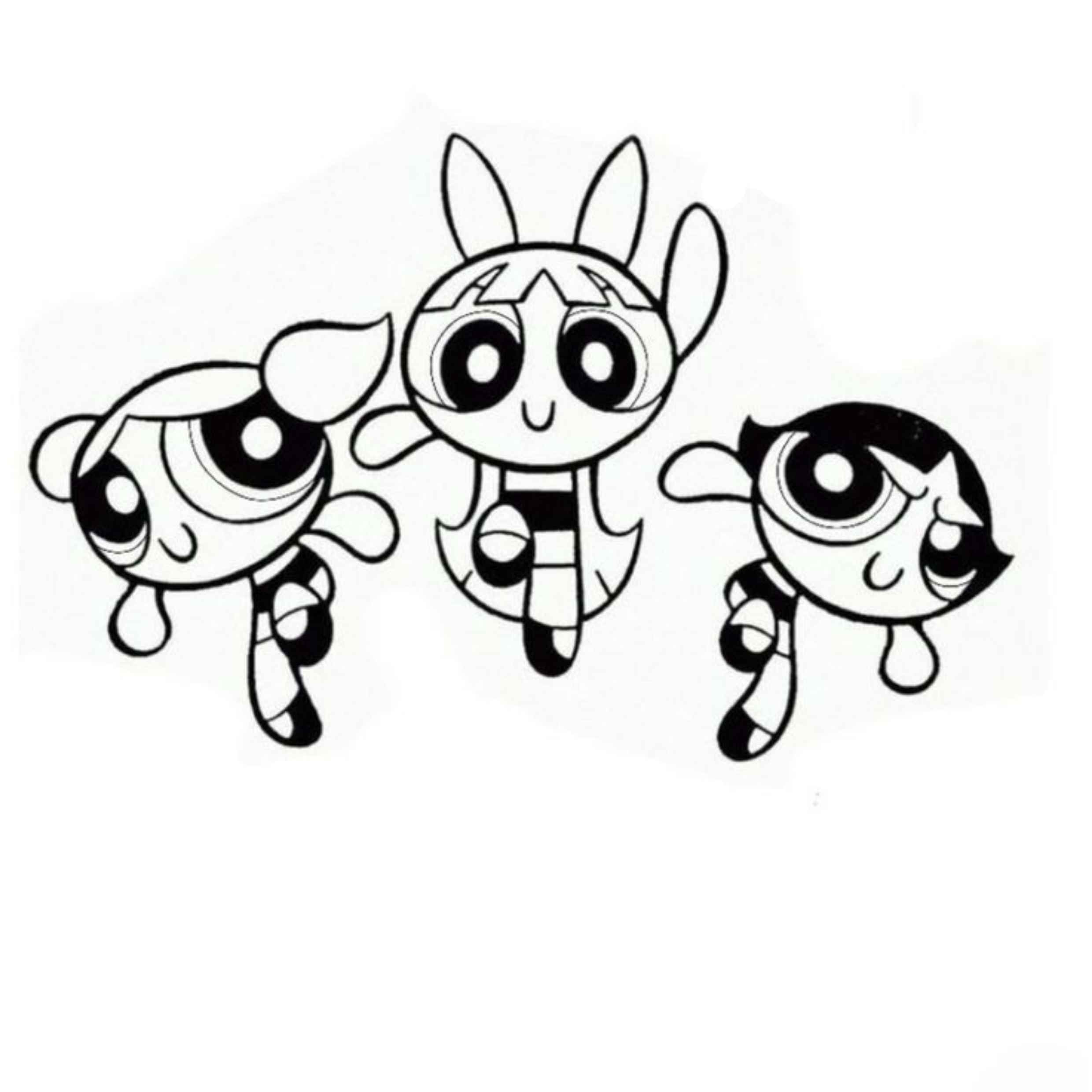 Die Powerpuff Girls Ausmalbilder 735