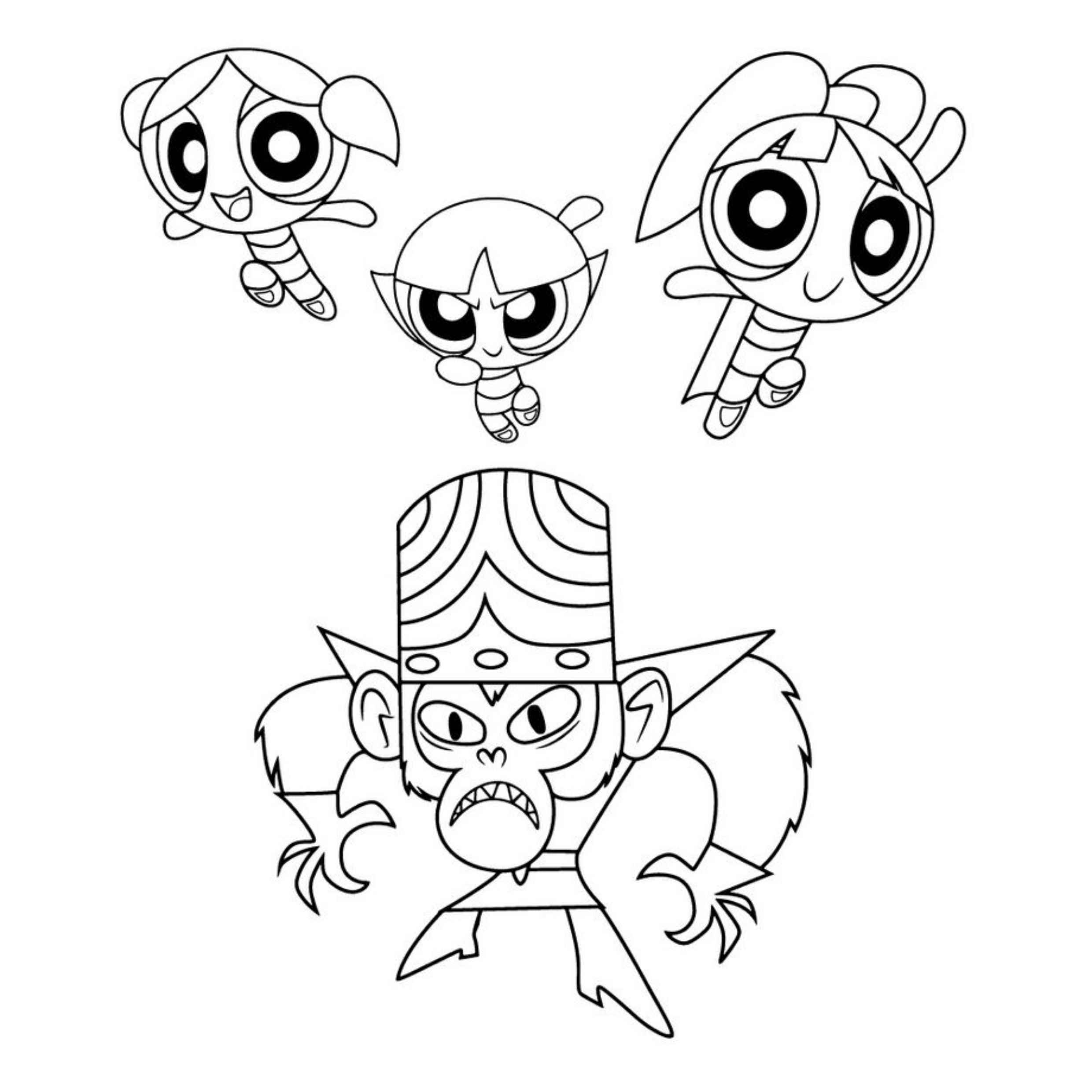 Die Powerpuff Girls Ausmalbilder 810