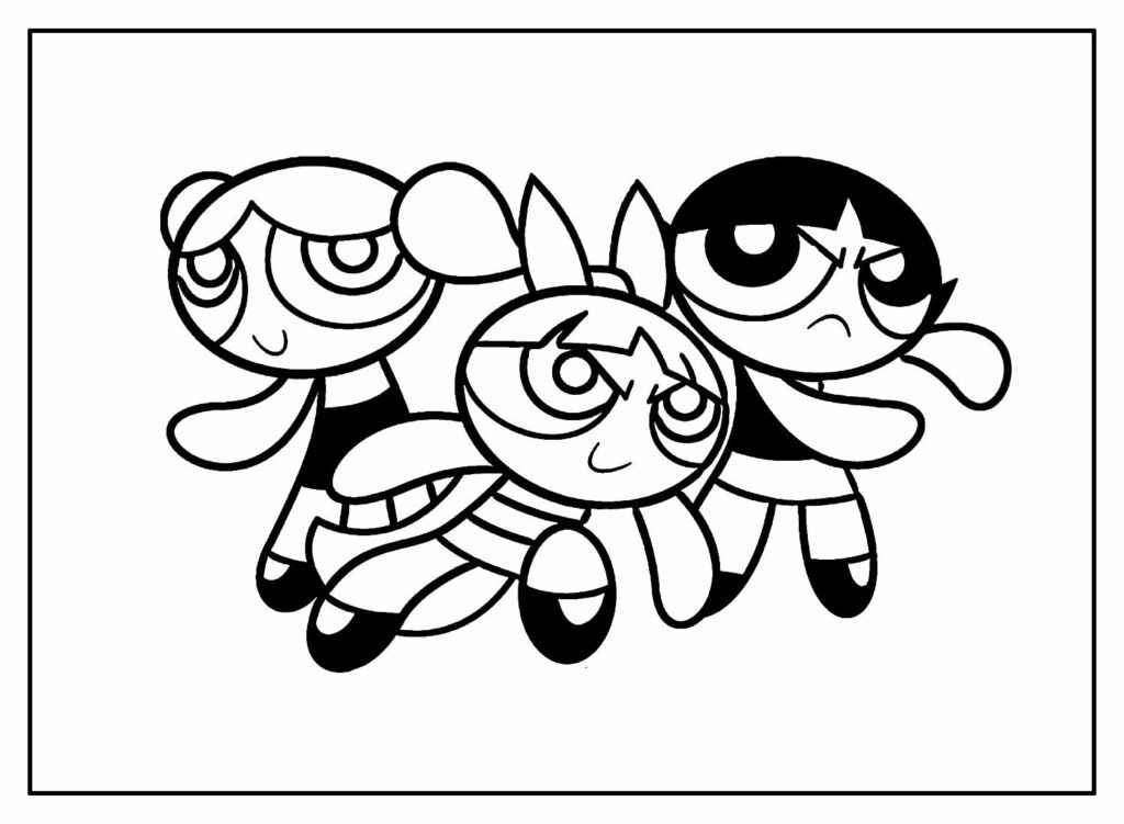 Die Powerpuff Girls Ausmalbilder 840