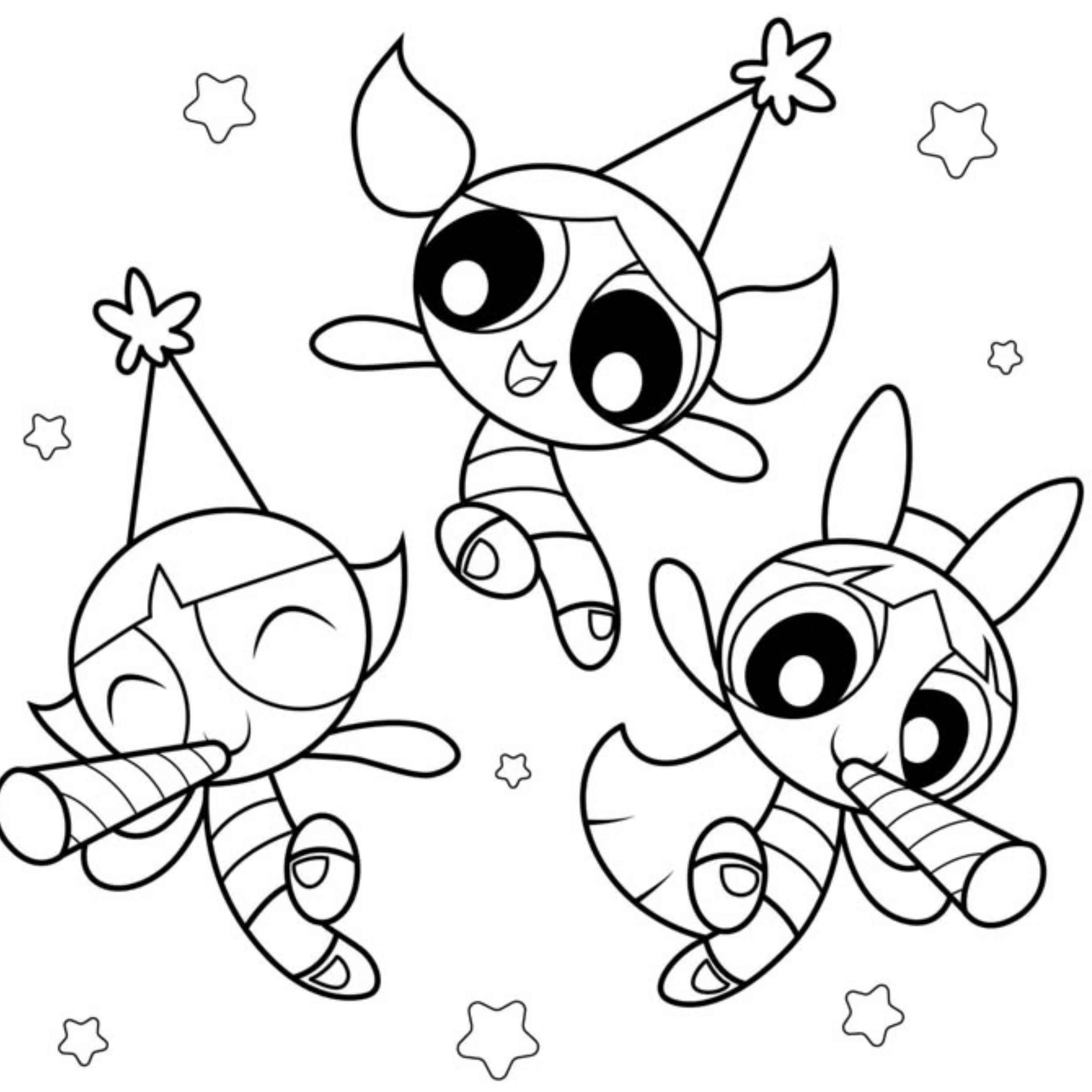Die Powerpuff Girls Ausmalbilder 932