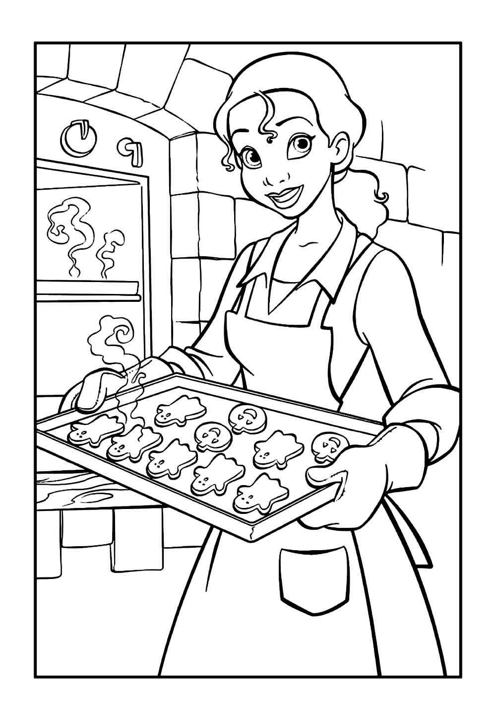 Die Prinzessin und der Frosch Ausmalbilder 130