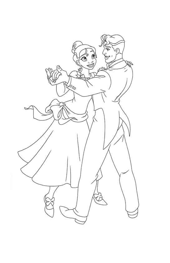 Die Prinzessin und der Frosch Ausmalbilder 347