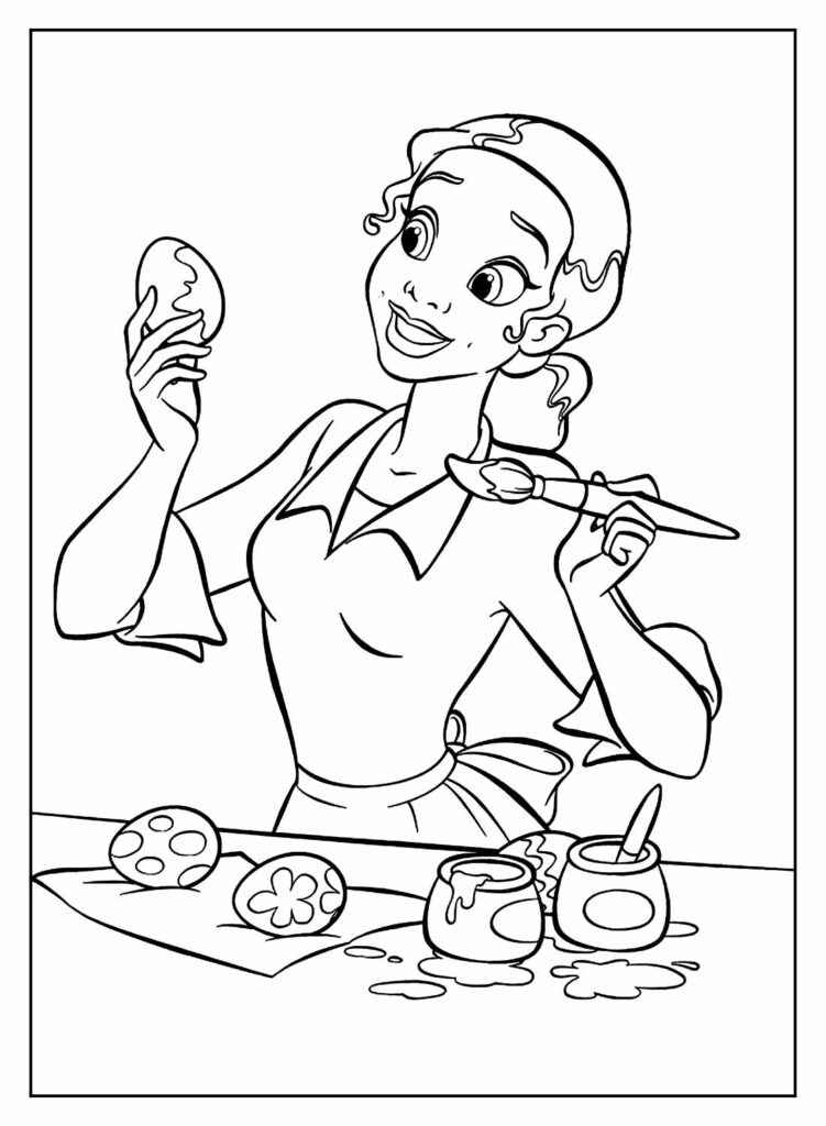 Die Prinzessin und der Frosch Ausmalbilder 477