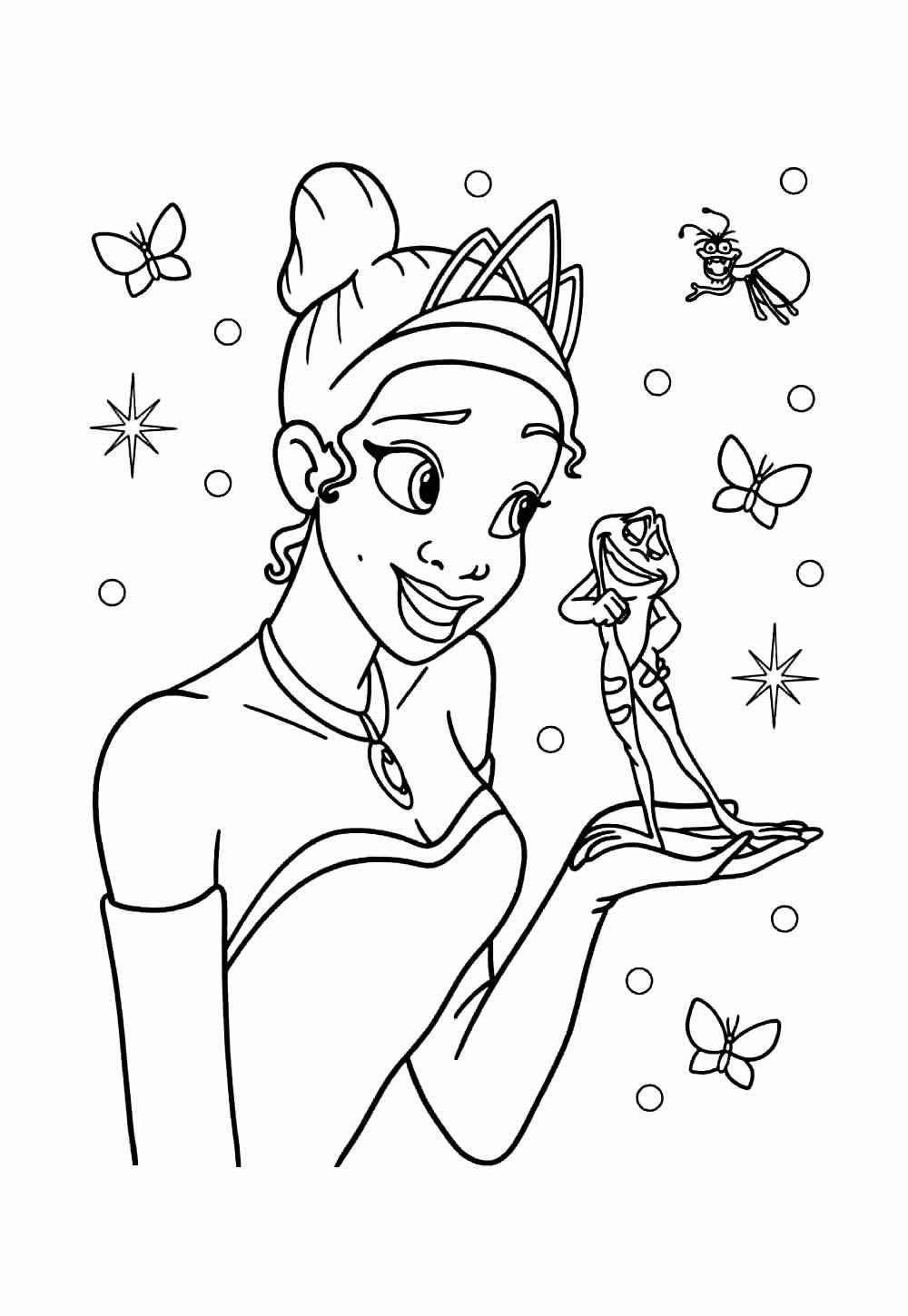 Die Prinzessin und der Frosch Ausmalbilder 556