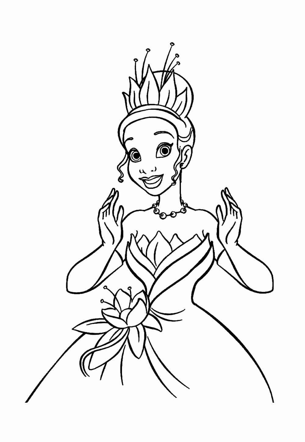 Die Prinzessin und der Frosch Ausmalbilder 580